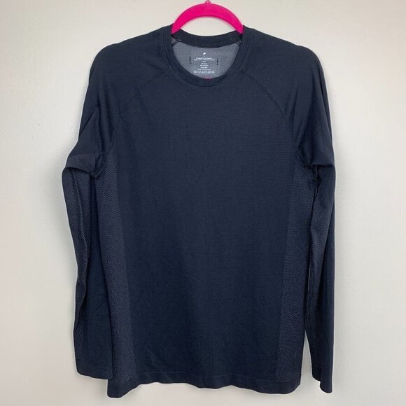 Fabletics Black Long Sleeve Compression Shirt Size Medium - Picture 1 of 6